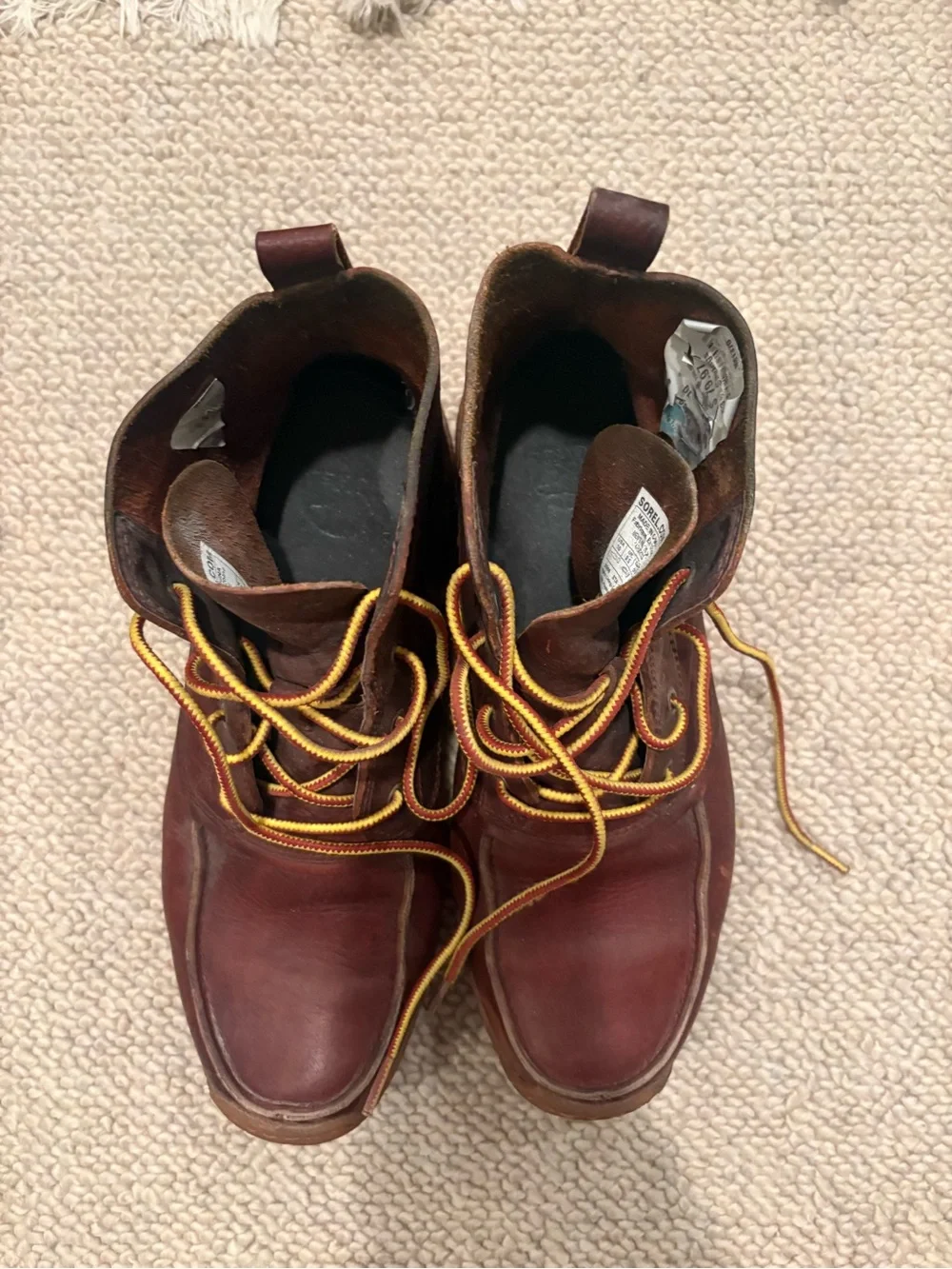 Sorel Men’s Dark Brown Leather Chukka Boot with Tan Sole